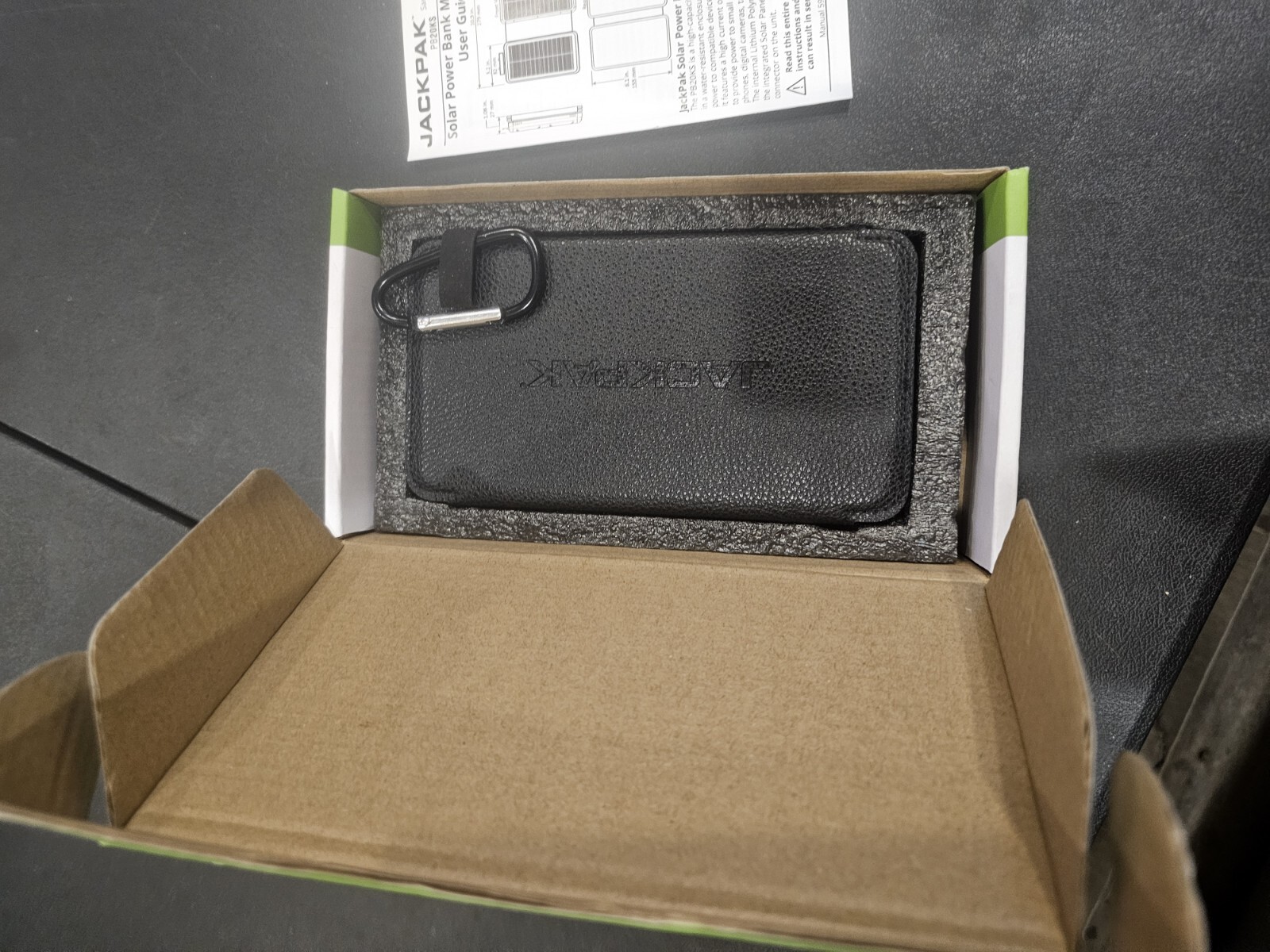 Solar Power Bank Jackpak PB20KS/flashlight – 5180428 Quickjak lightweight