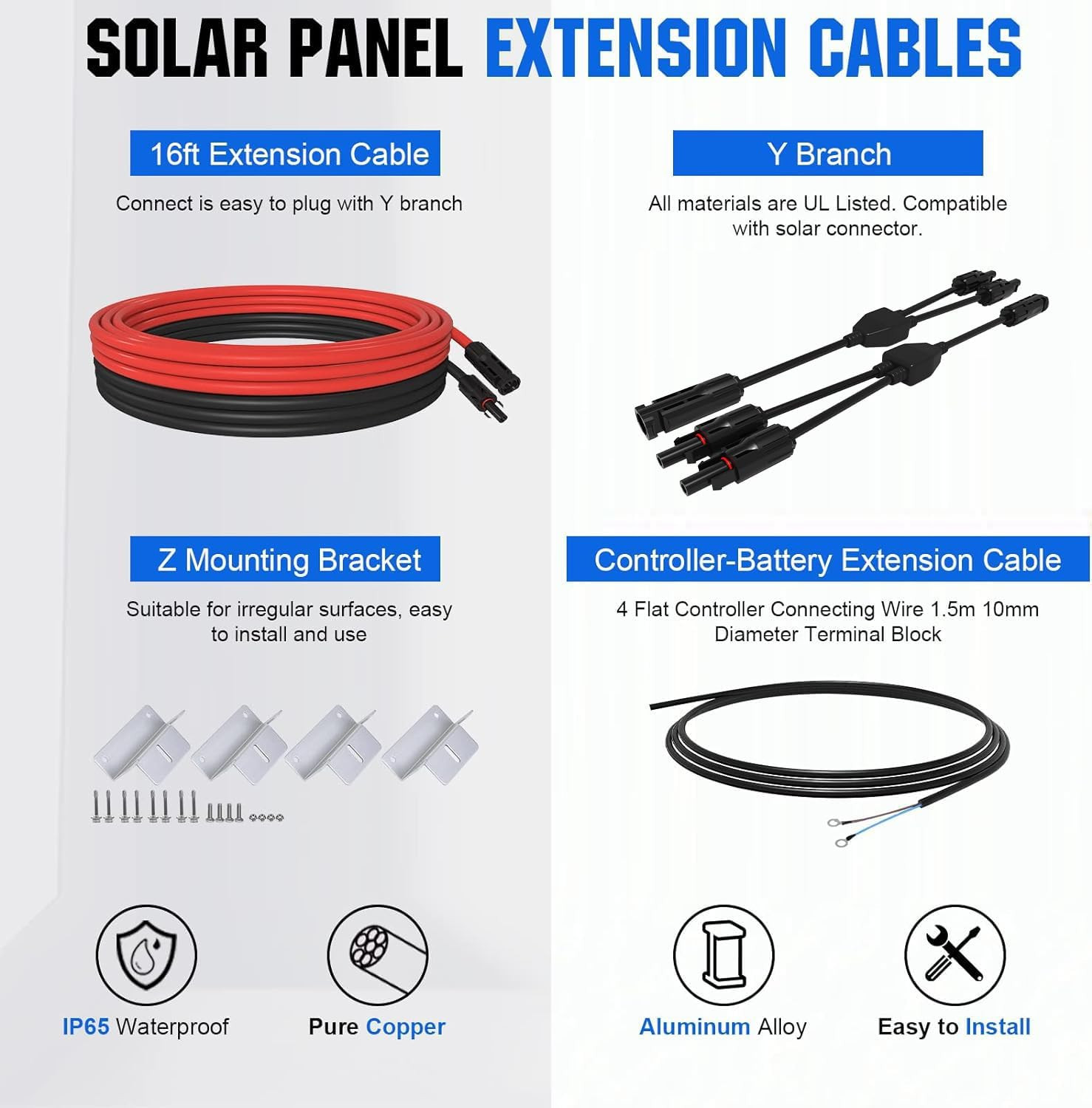 400W 12V Solar Panel Kit with MPPT Controller & Bluetooth for Home/RV/Boat