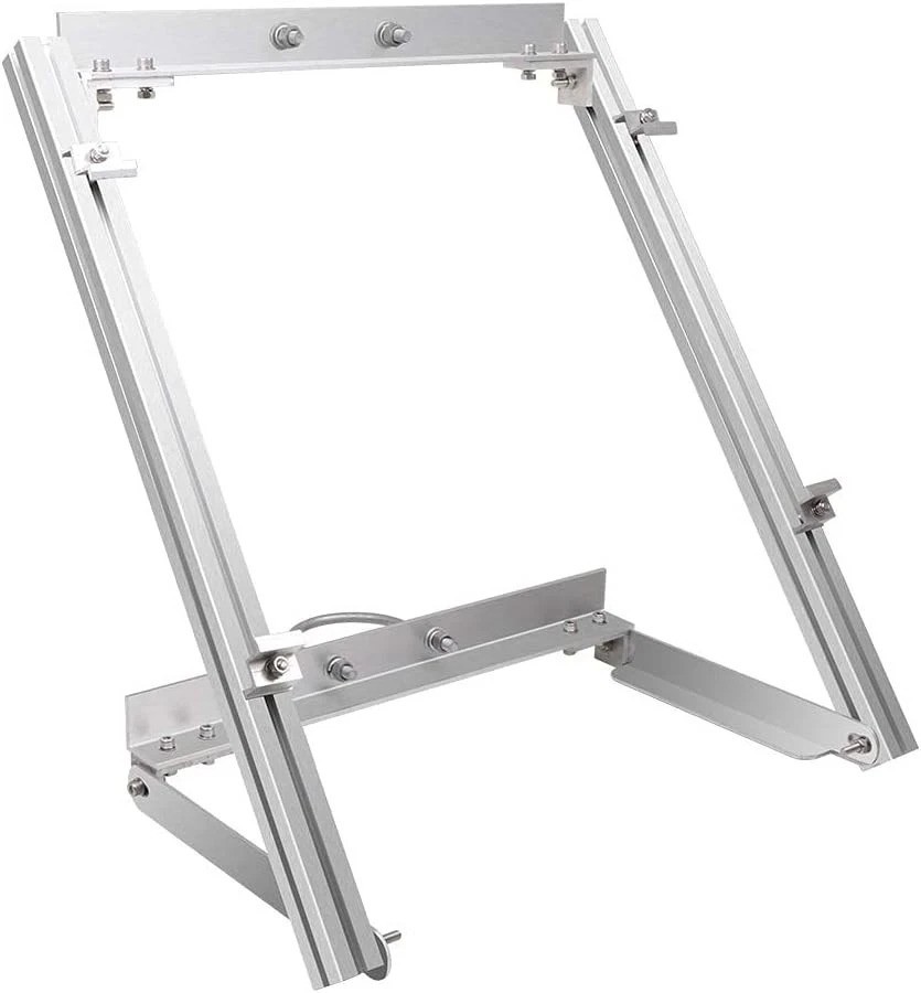 Heavy-Duty Aluminum Solar Panel Pole Mount Kit for 100W Off-Grid Flat Surfaces