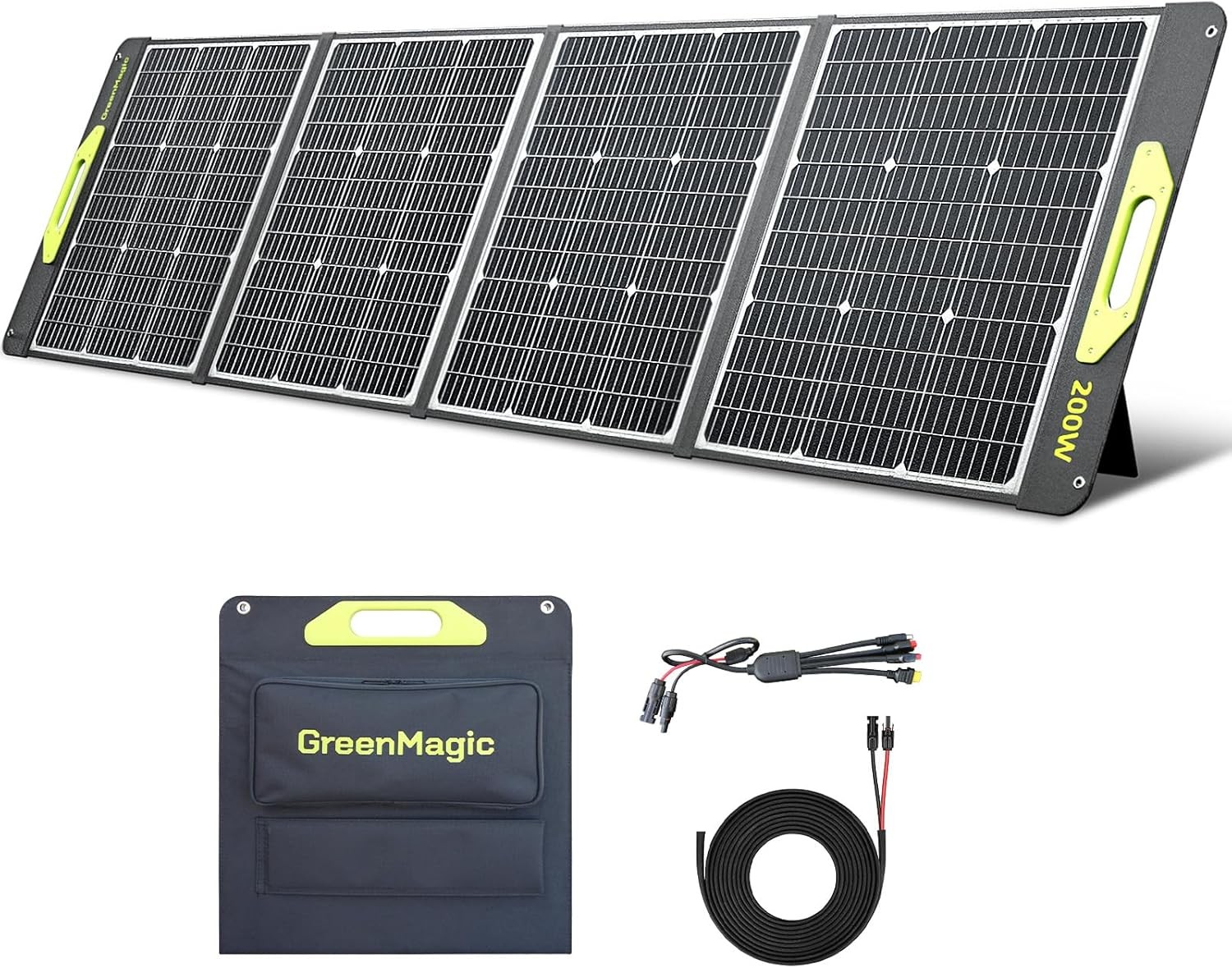 Greenmagic 200W Portable Solar Panel Foldable 23.5% Efficiency