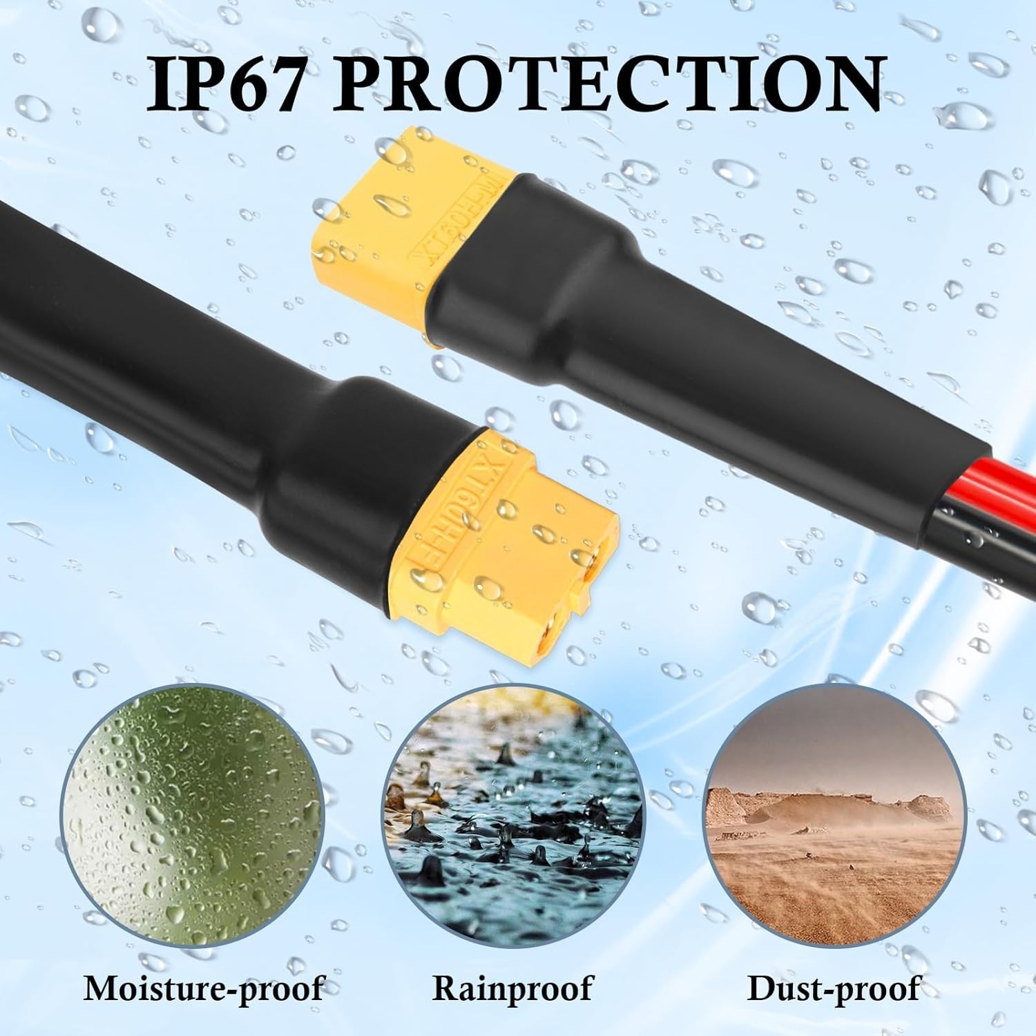 Reliable XT60 Male to Female Connector Cable