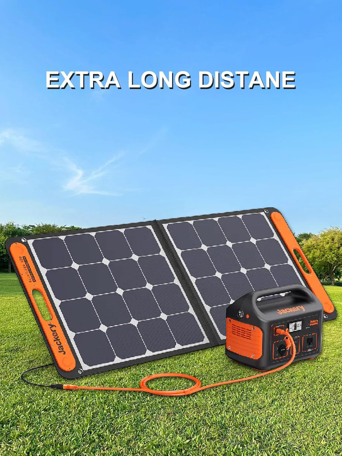 30FT Solar Extension Cable for Jackery SolarSaga 100W/200W 14AWG DC7909 to D…