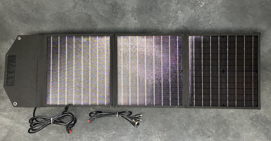 ROCKPALS 60W Foldable Solar Panel Charger for Camping RV Power Station