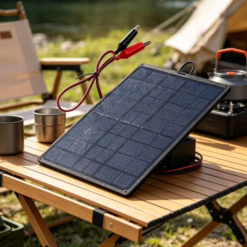 2.5W 5V Solar Panel With Alligator Clips for Cooling Fan Solar Toy Electronic