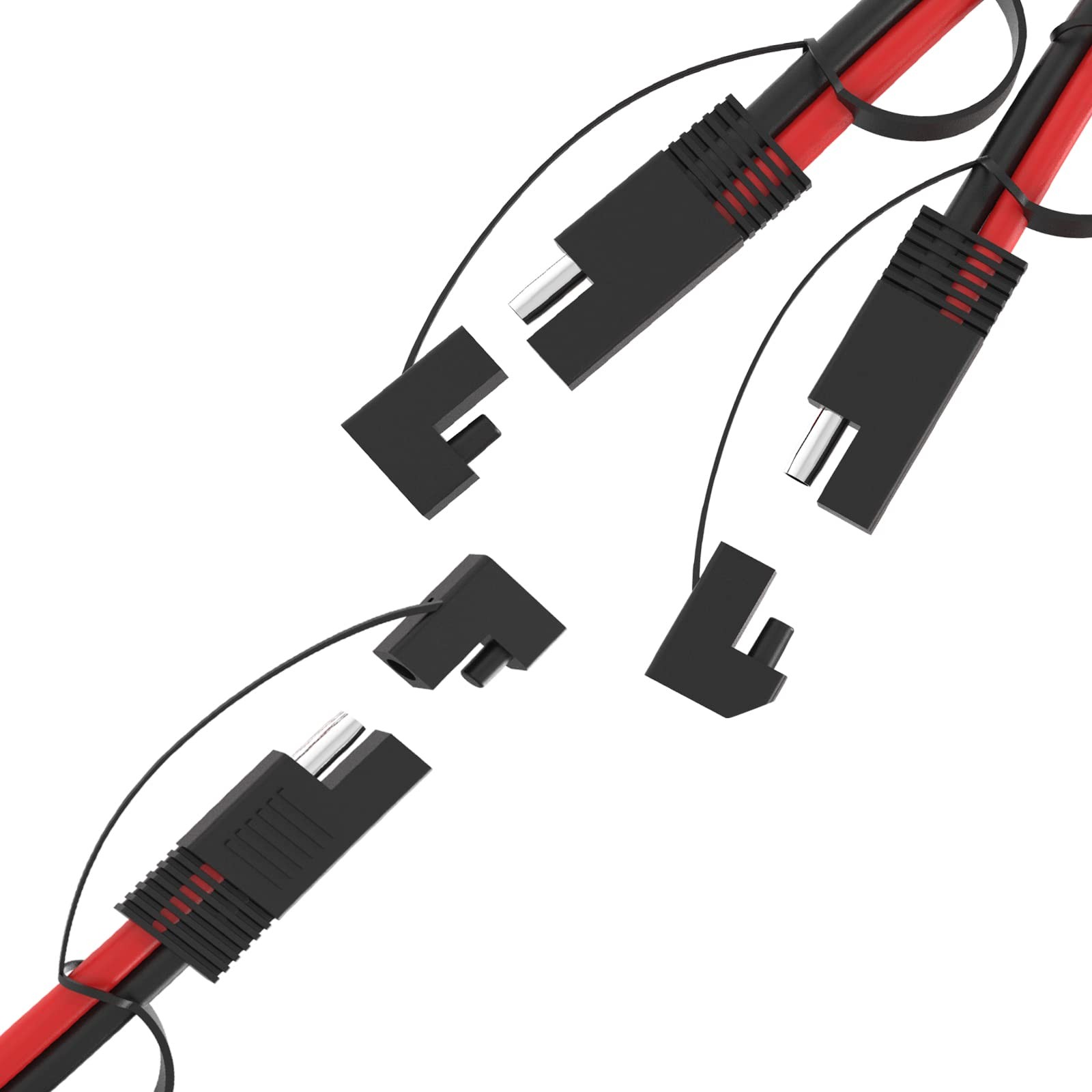 14AWG SAE Y Splitter Cable SAE Quick Disconnect Connector, DC Power Automotiv…