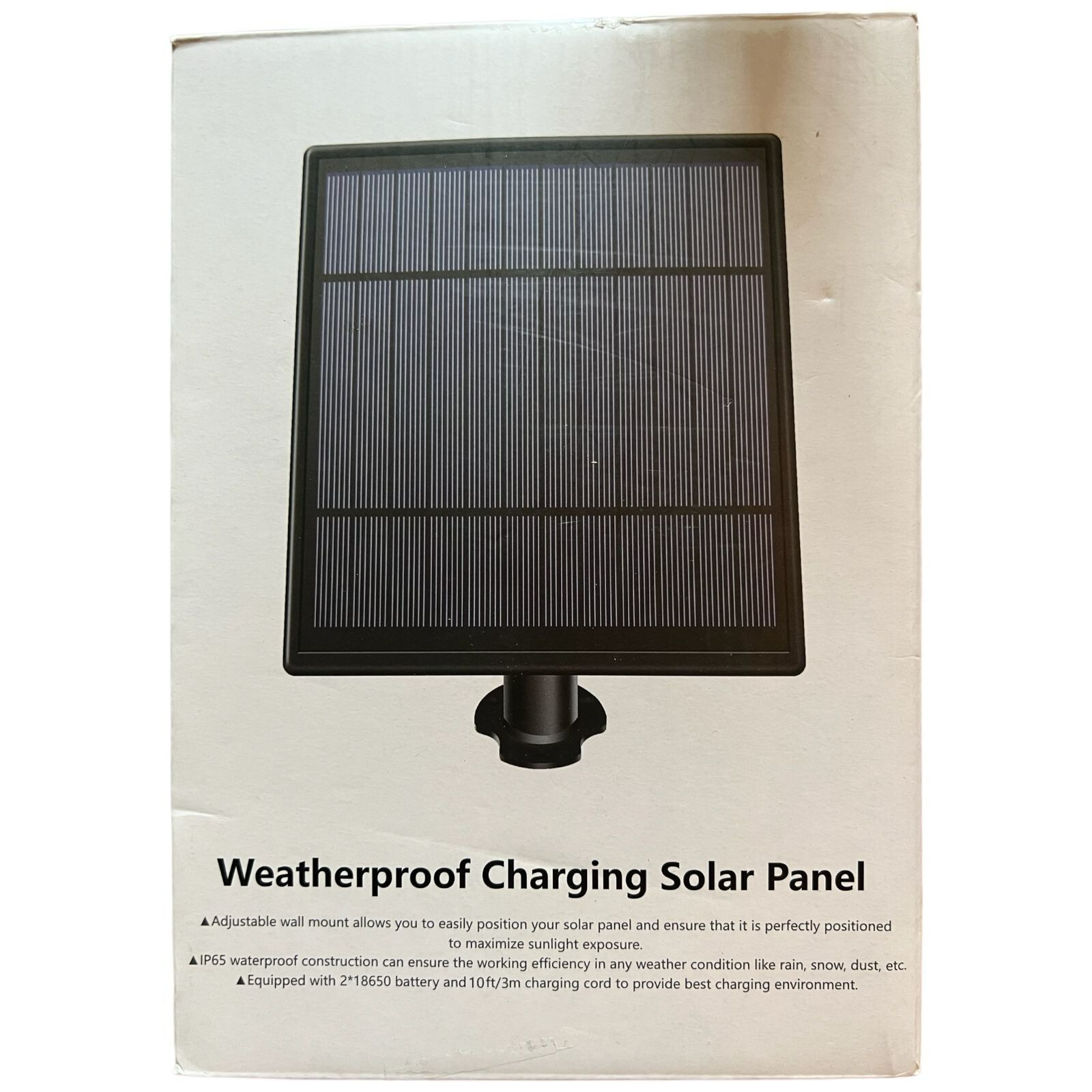 5V 3.5W Solar Panel Charger for Security Camera – Micro-USB – Weatherproof