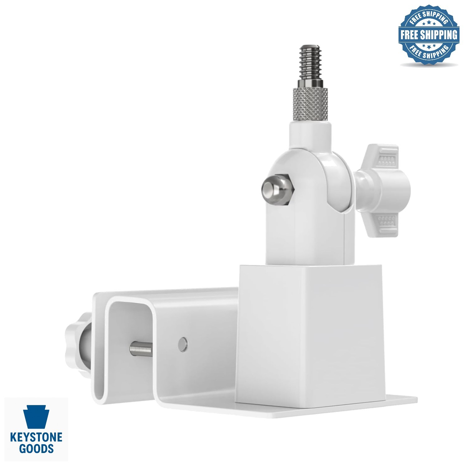 Universal Gutter Mount for Ring, Arlo, Eufy, Wyze & Reolink Solar Panels