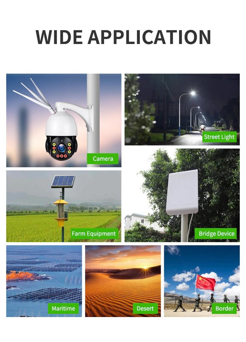 40W Outdoor Solar Charging Panel w/ 40A Battery 12VDC 2.5A max Output