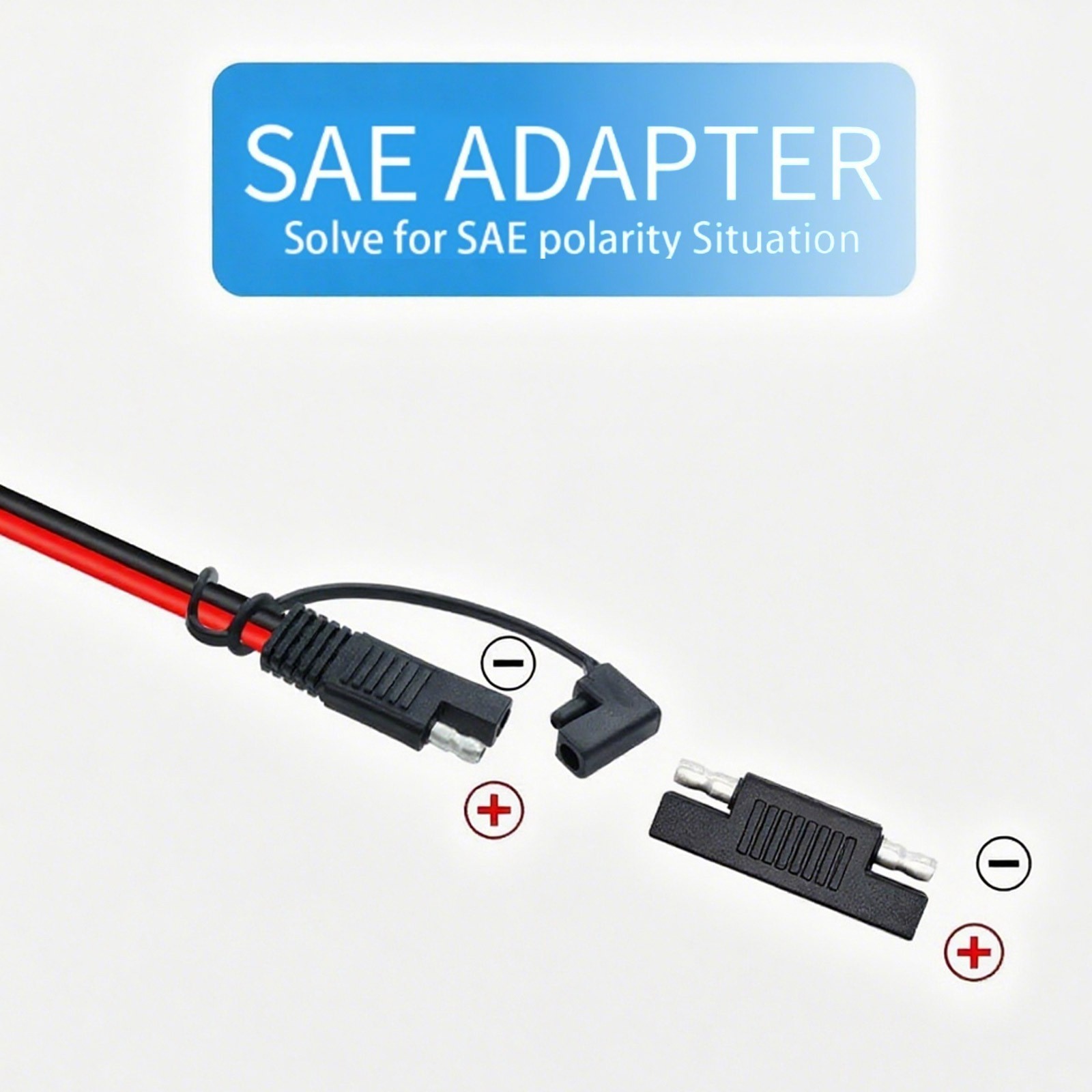 10AWG XT60i Female Connector to O Ring Terminal M8 Battery Solar Charging Cable