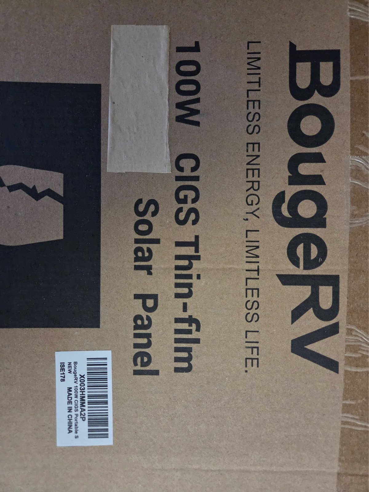 BougeRV Paso 100W CIGS Portable Solar Blanket