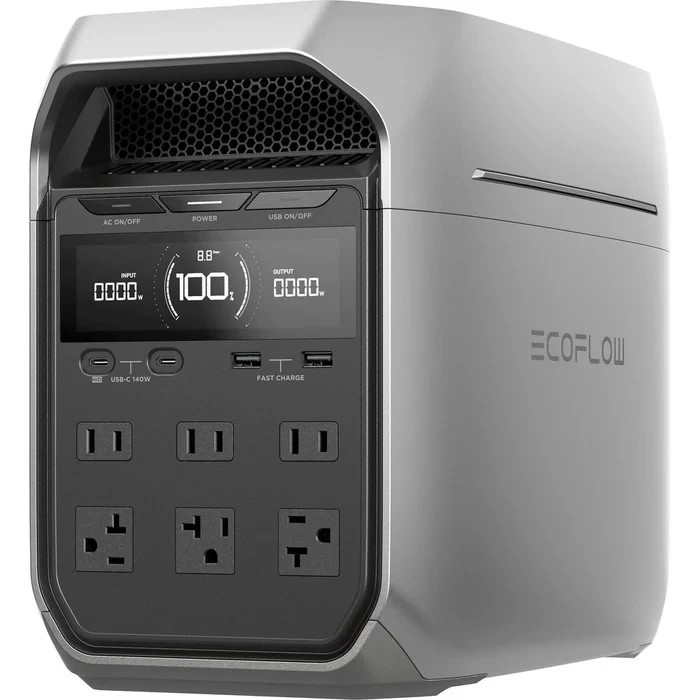 EcoFlow DELTA 3 Plus 1024Wh Portable Power Station with 1800W Output and X-Boost