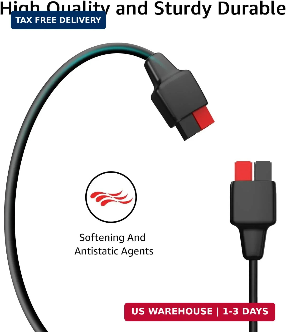 Solar Charging Cable for Portable Power Station Solar Generator DC to Anderson E