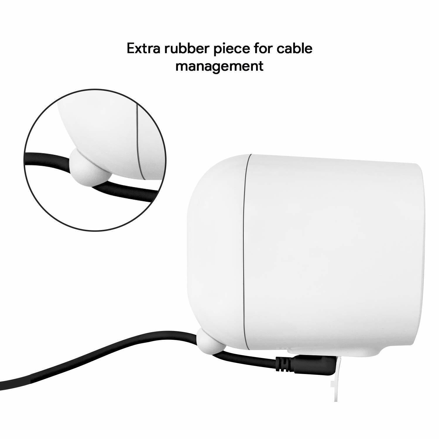 Solar Power Panel for Arlo Essential Camera Weatherproof Outdoor 2 Pack – Black