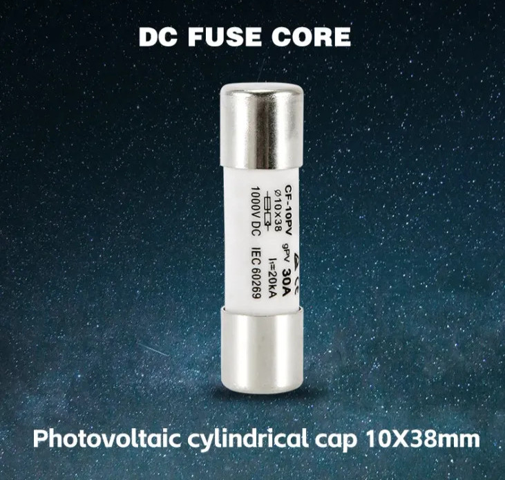 10PCS DC Fuse gPV 10x38mm 1000V 10A-30A Fusible Link For PV System Protect