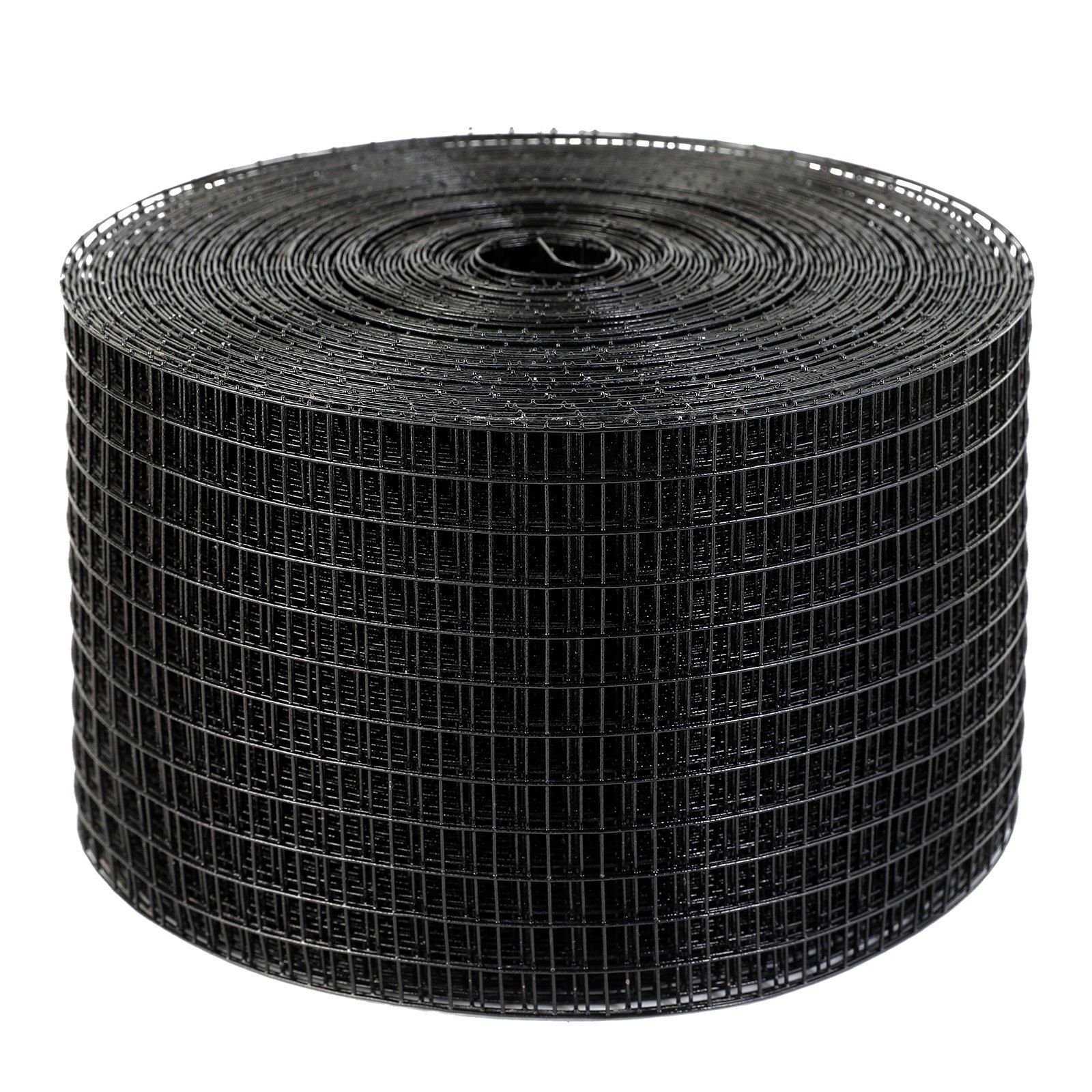 8” x 100′ Solar Panel Guard with Rust-proof PVC Coating 1/2 inch Wire Roll Mesh