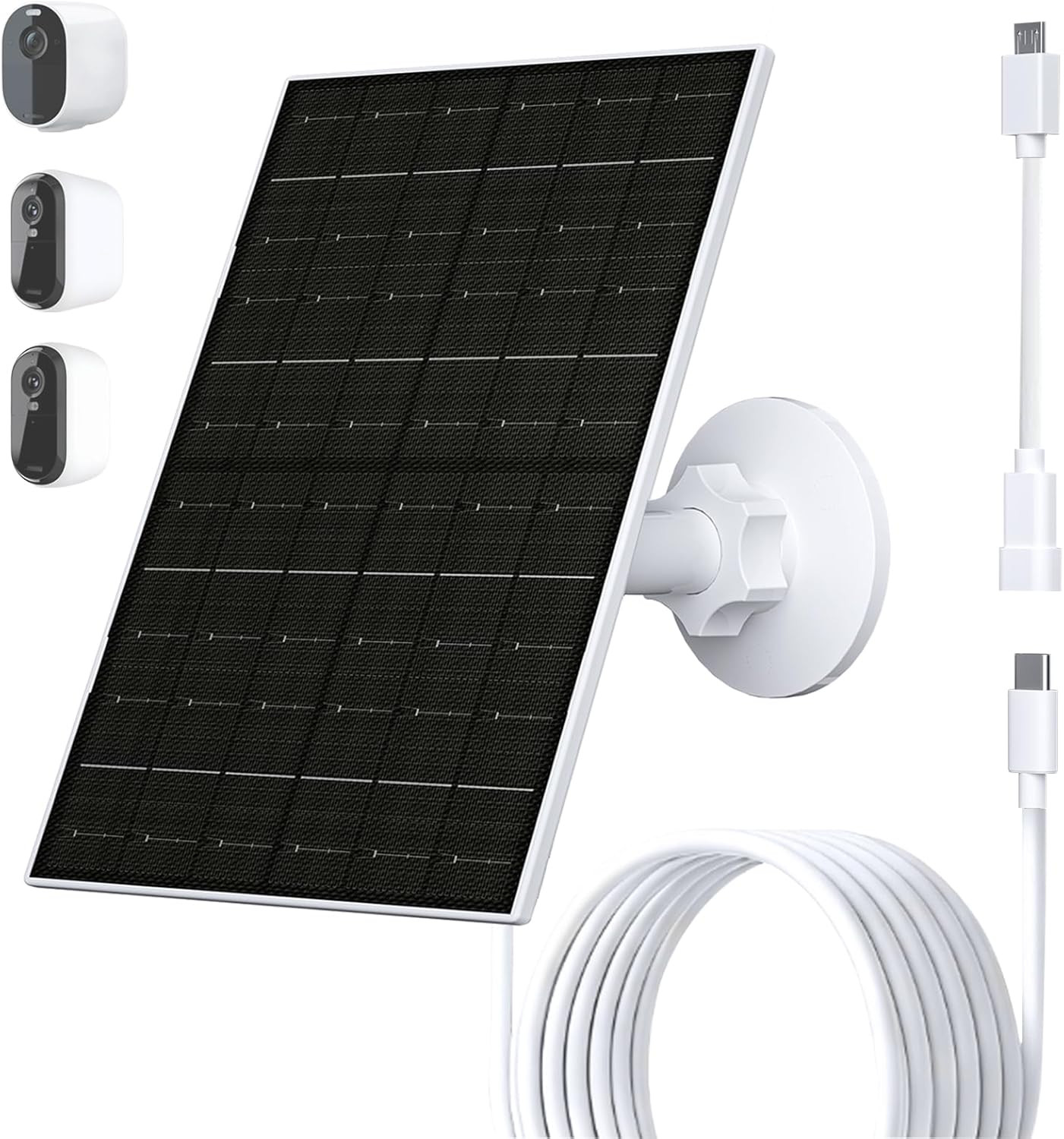 6W Solar Panel for Arlo Camera, Solar Charger Compatible with Arlo