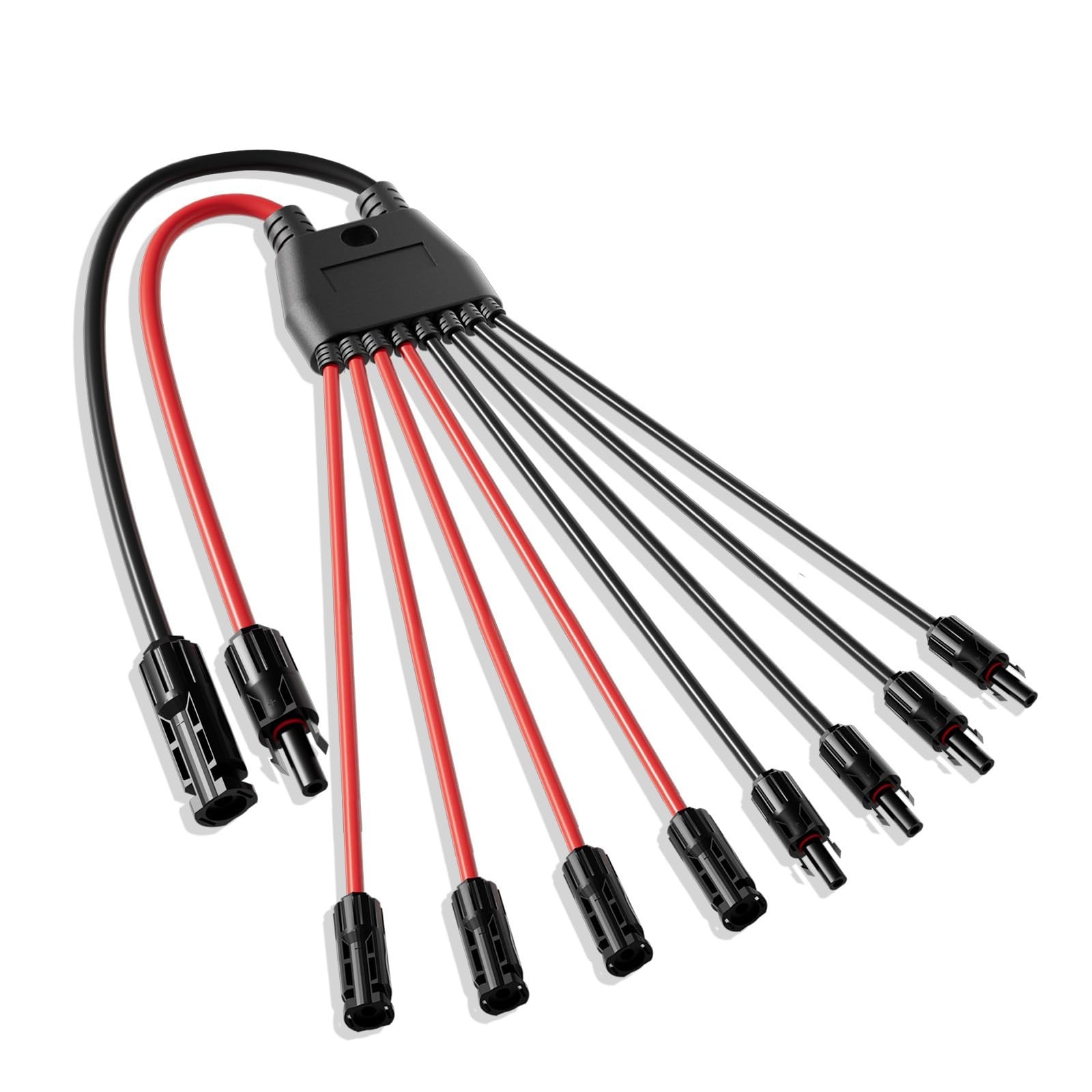 Solar Connector Y Branch Parallel PV Adapter Cable Kit for Solar Panels – 2-8 Wa