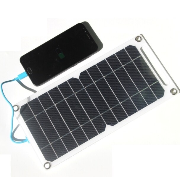 6W 10W 5V outdoor solar phone charging board flexible solar panel backpack solar
