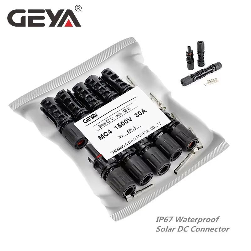 GEYA 5Pairs Solar Connector Male Female 30A 45A Solar Panel Branch Connectors fo