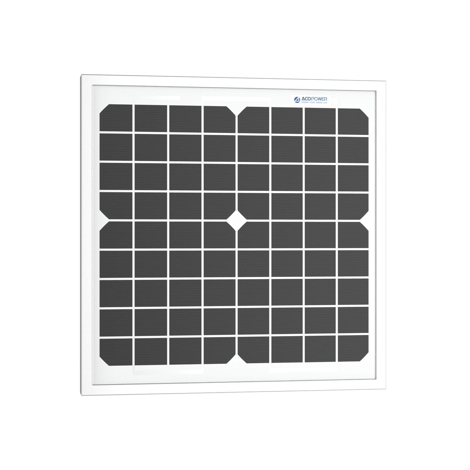 ACOPower 10W Mono Solar Panel for 12V Battery Charging RV Boat, Off Grid