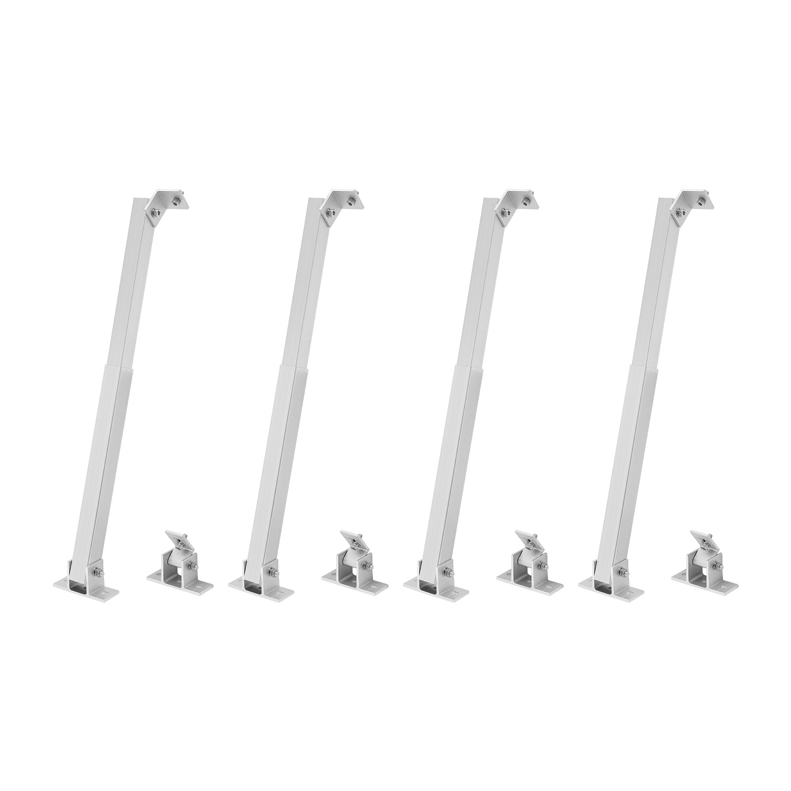 4 Sets Adjustable Solar Panel Mounting Brackets, Universal Solar Panel Bracket
