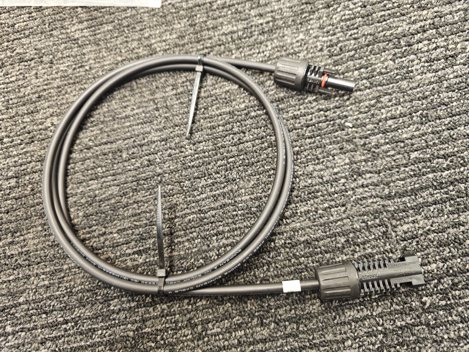 (QTY 3) Renogy RNG-EXTCB-5FT-10-G1-US 5Ft 10AWG Solar Extension Cable Connector