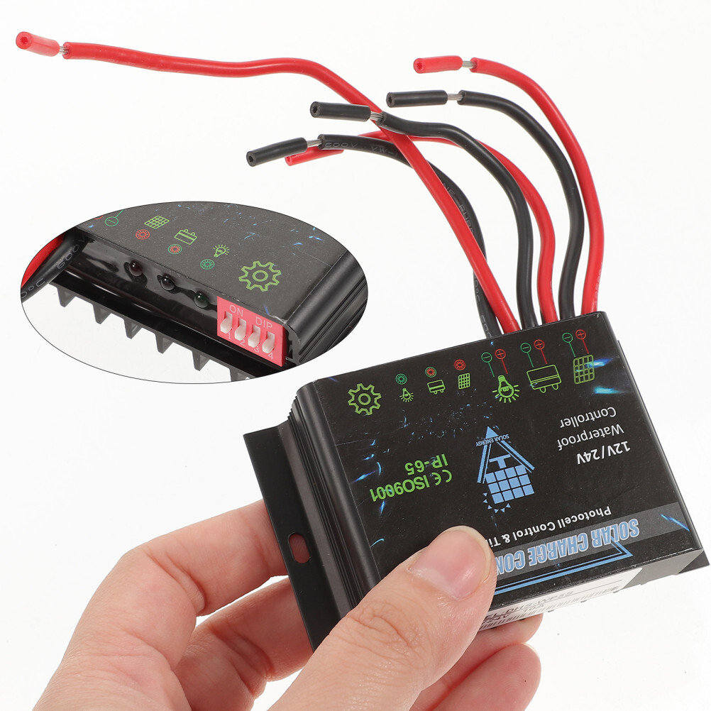Mppt Charge Controller Solar Regulator Panel Charging Battery Waterproof