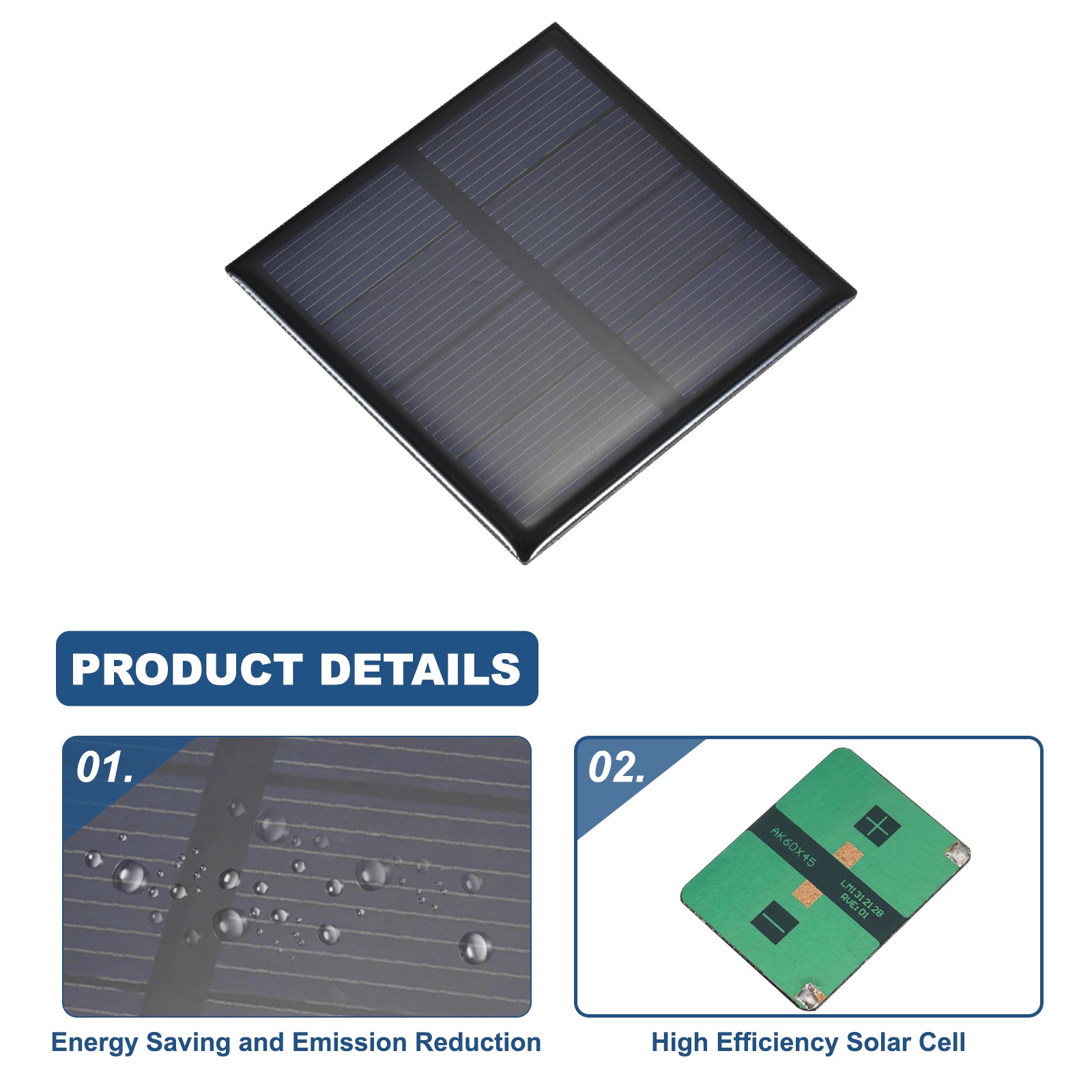 10PCS 2V 0.32W 0.16A Mini Solar Panels for Solar Power DIY