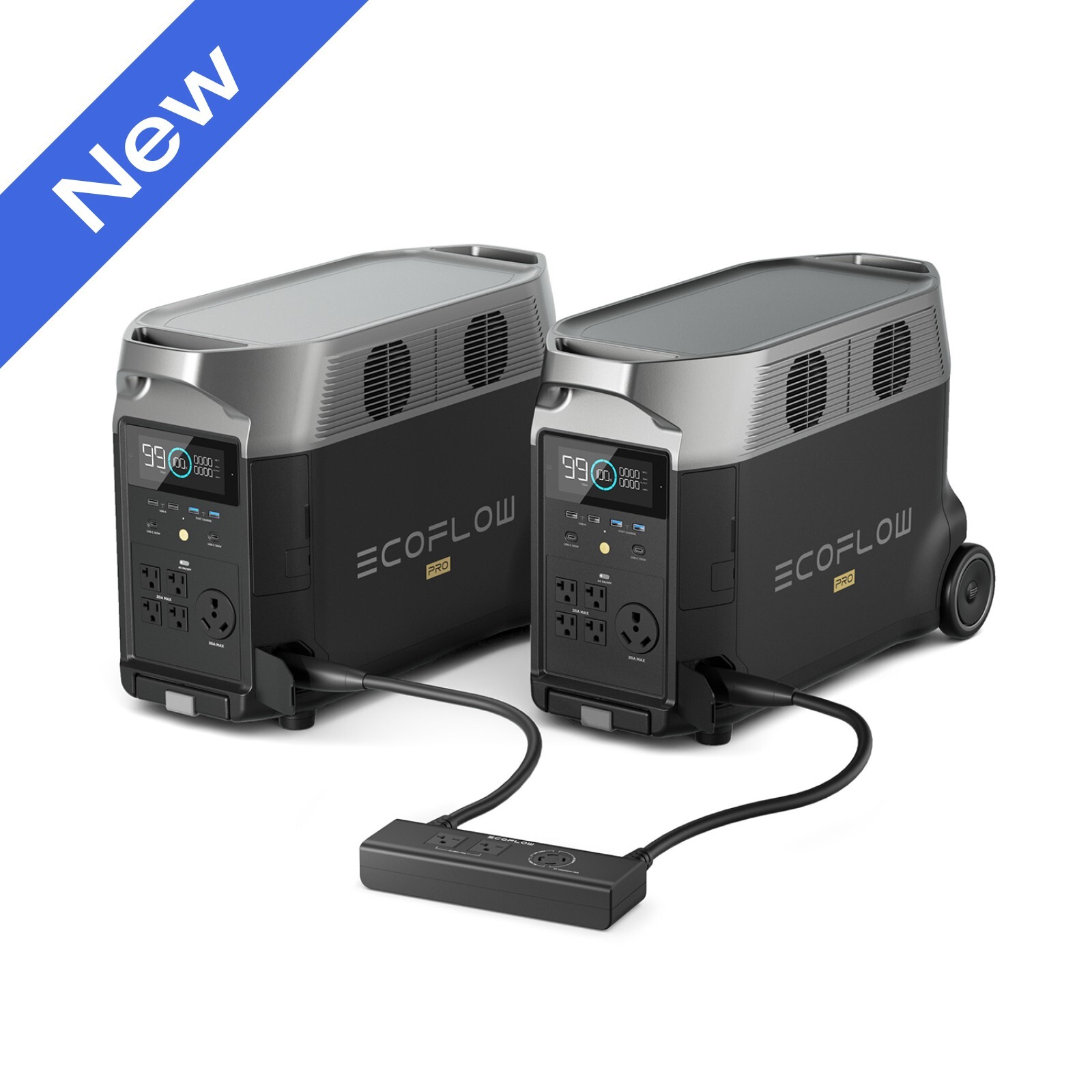 EcoFlow 240V/7200Wh 2 DELTA Pro Portable Power Station With Double Voltage Hub