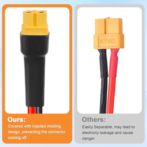 10AWG 25FT XT60 Solar Extension Cable 2 3 6 10 15 20 25 35 40 50 75 10 AWG 25FT