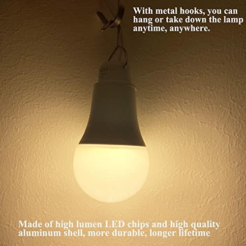 USB Light,USB Lamp,Camping Lights,7W Dimmable Hanging Portable Soft White