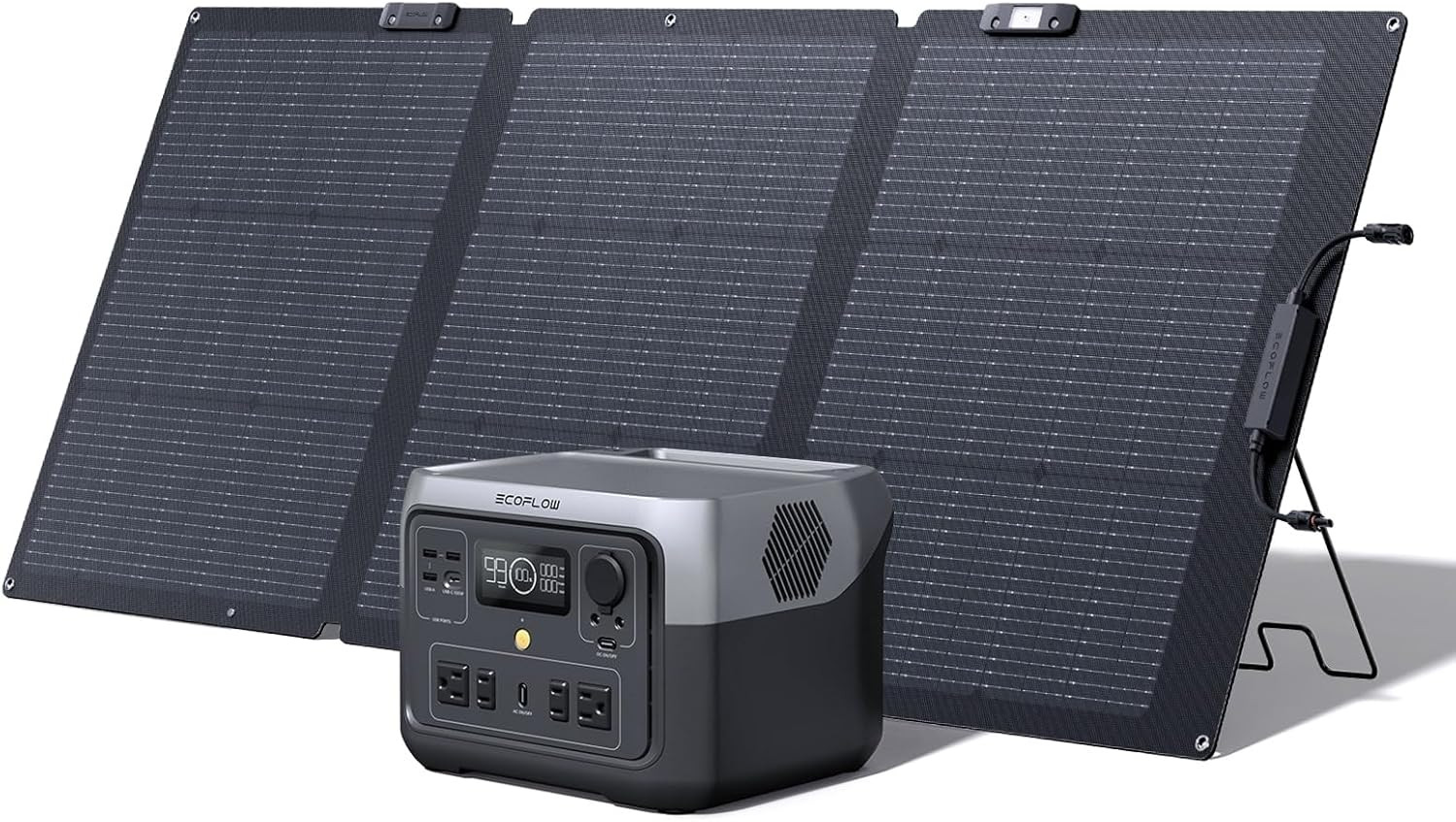 EF ECOFLOW River 2 Max 500 Solar Generator 499Wh Long-Life Lifepo4 Portable Powe