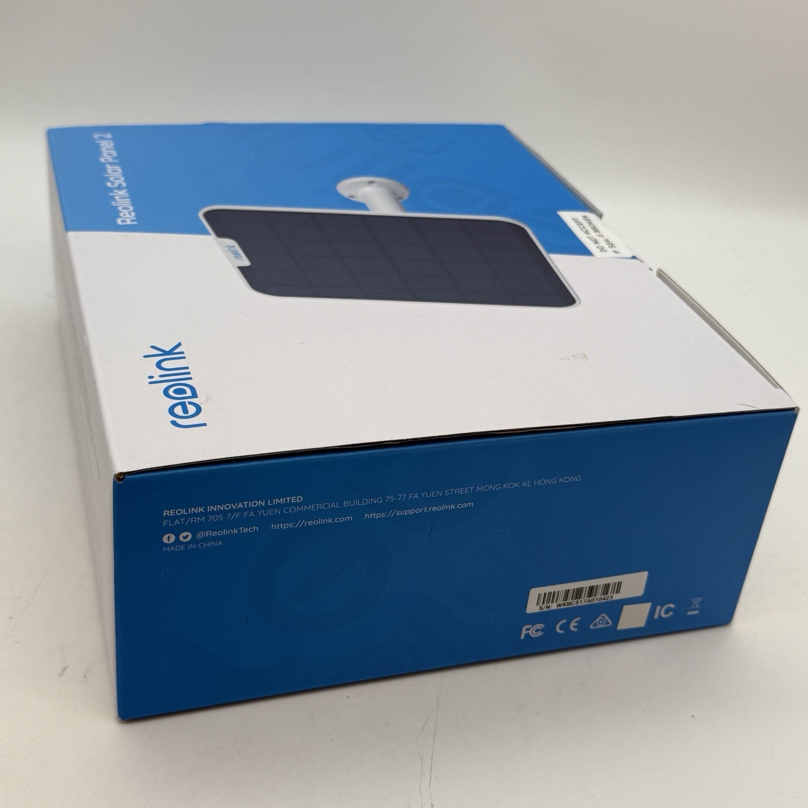New Sealed Reolink Solar Panel 2 Non-Stop Solar Power Battery Camera Outdoor N10