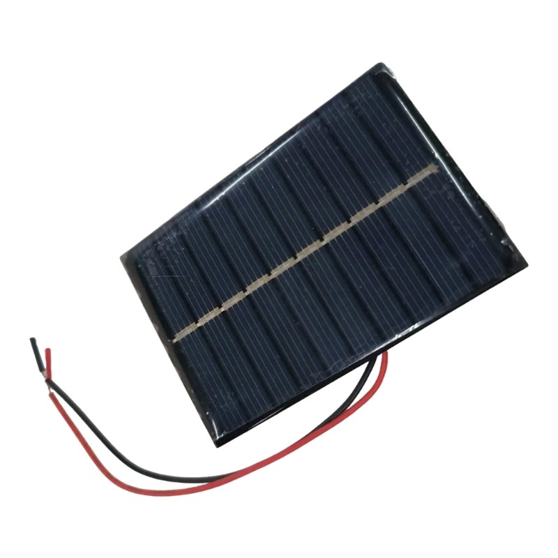 Mini Solar Panel 6V Polysilicon Charger Module Easy to Carry for DIY Projects