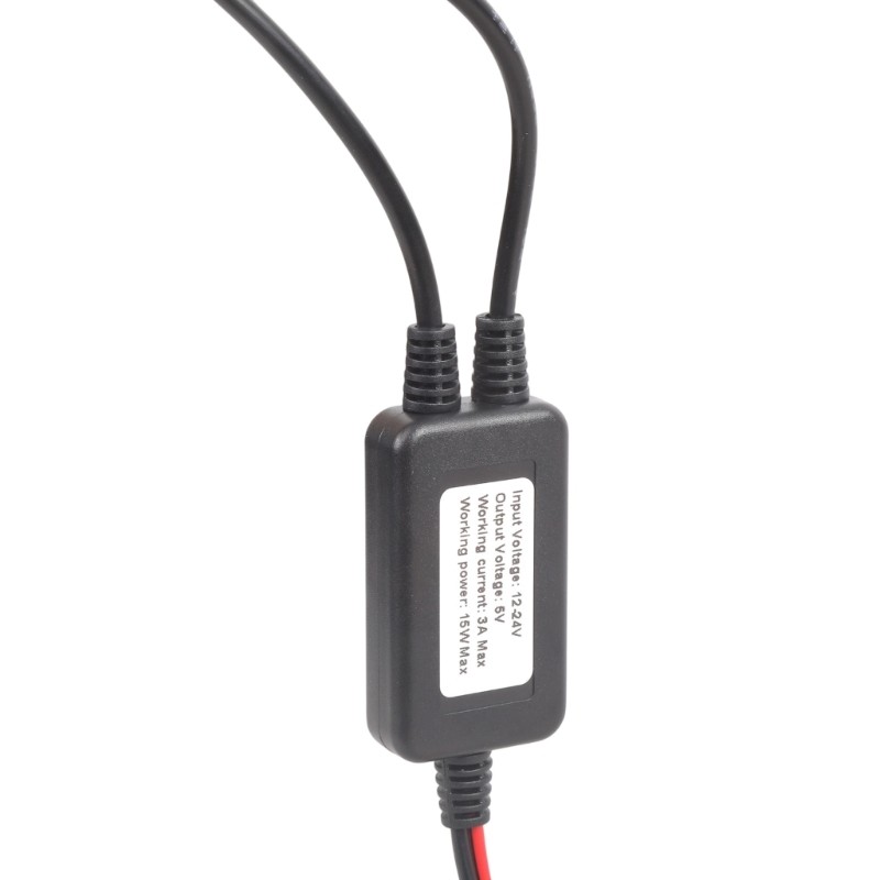 USB Type C Power Converter Cable 12V 24V To 5V Step Down 2Pin Solderless
