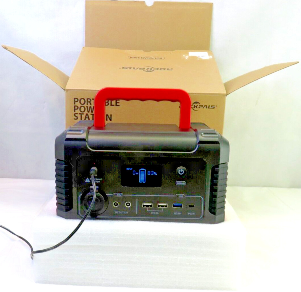 ROCKPALS Rockman 200A Portable Power Station, OPEN BOX