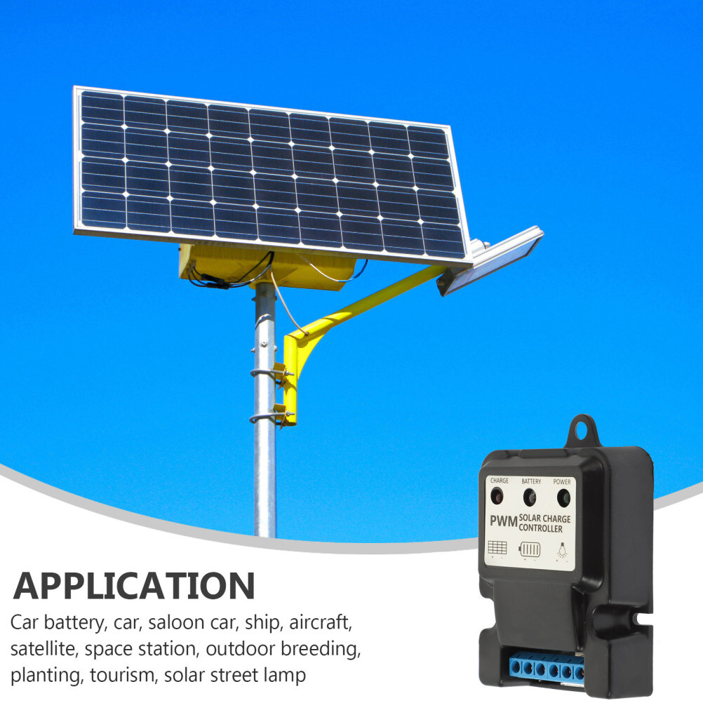 10A Solar Charge Controller 12V 24V Auto Waterproof for RV Off Grid Controller