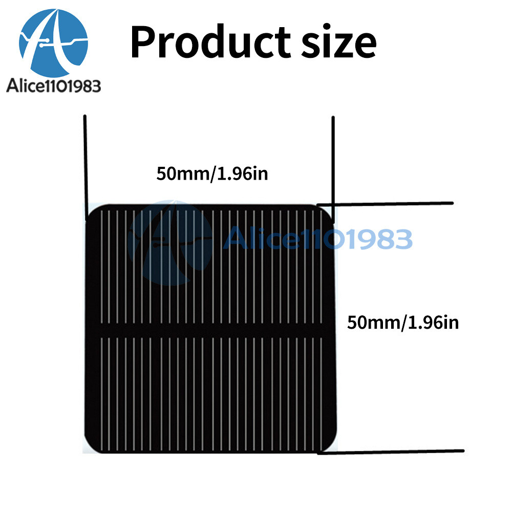 2V 0.32W 160mA Solar Panel Power Generation Panel For 1.2V Photovoltaic Panel