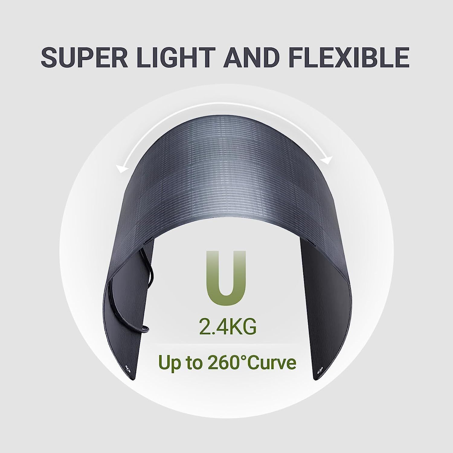 ALLPOWERS 100W OR 200W Flexible Mono Solar Panel Efficiency IP68 For Roof Boat