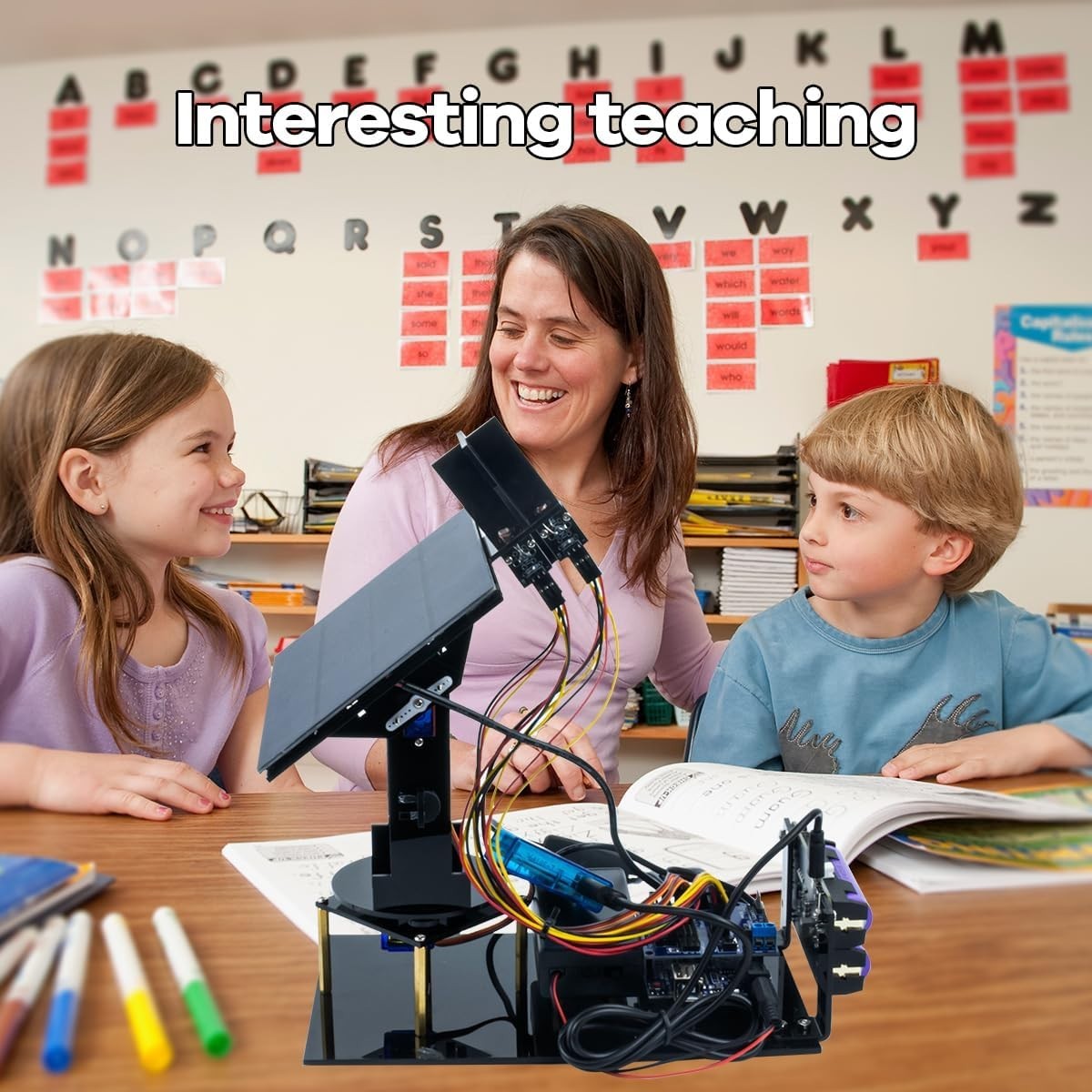 DIY Solar Tracking Project Kit – Teach Kids Coding and Light Energy Principles