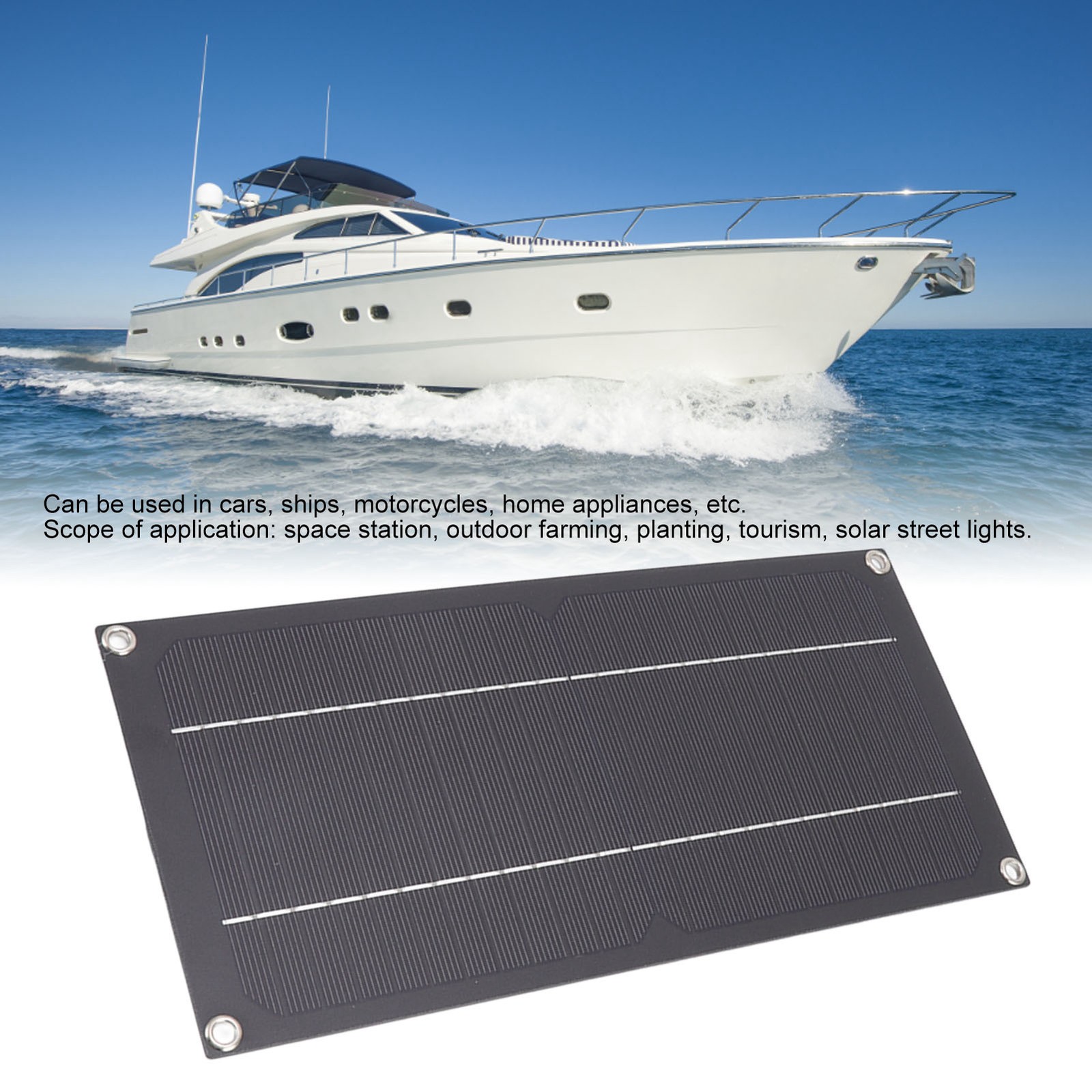 60W 18V Solar Panel Kit 100A Battery Charger Controller Battery Charging Kit For