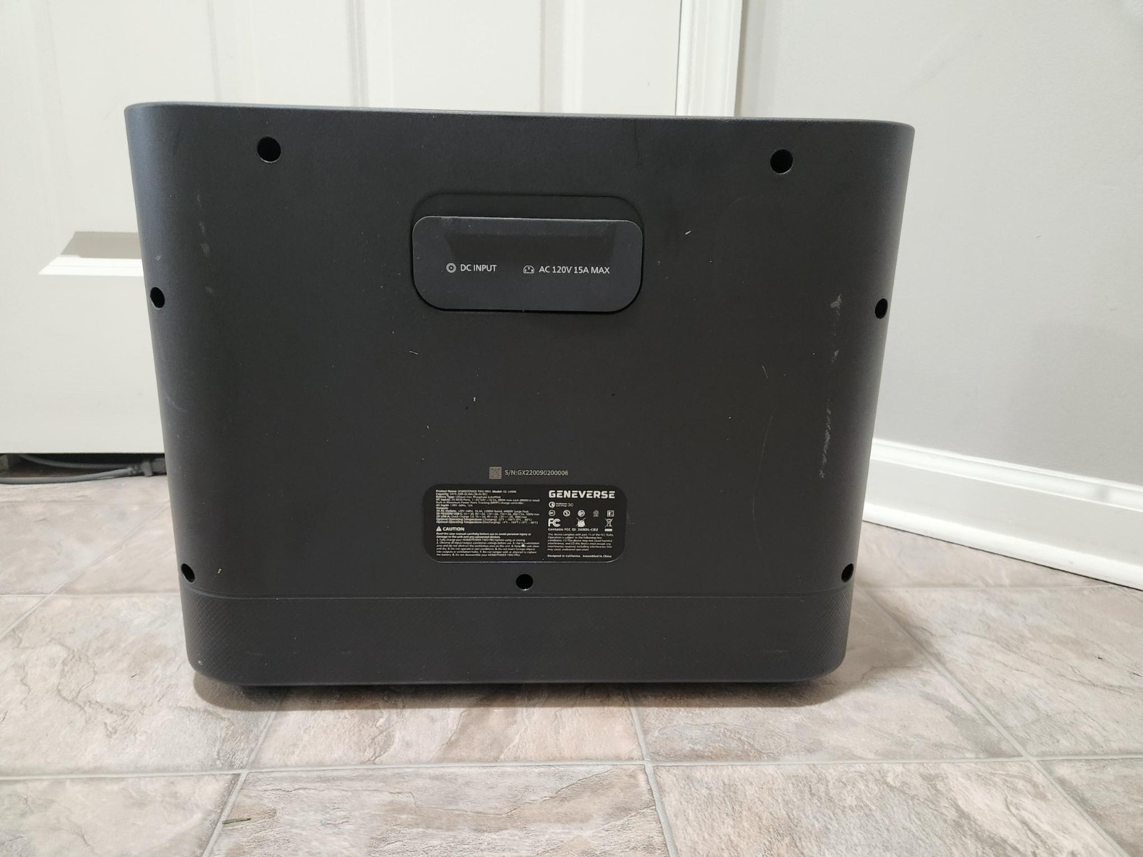 Geneverse 2419Wh LiFePO4 Portable Power Station TWO PRO USED Working Condition!!