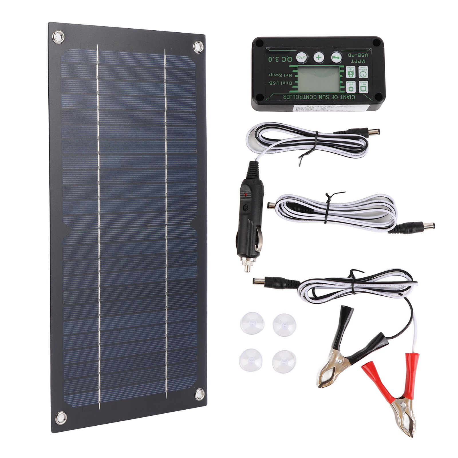 Solar Panel Charger Monocrystalline Silicon 100A Charge Controller Solar Panel ✈