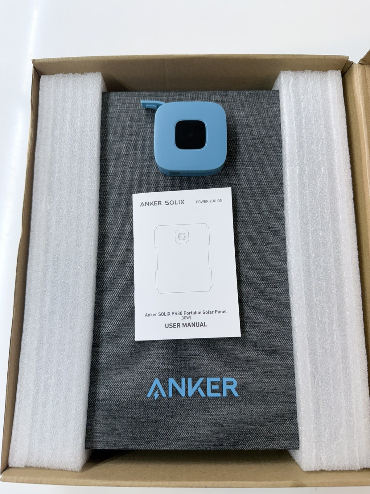 Anker Solix PS30 Solar Panel 30W Foldable Portable Solar Charger 2-Ports