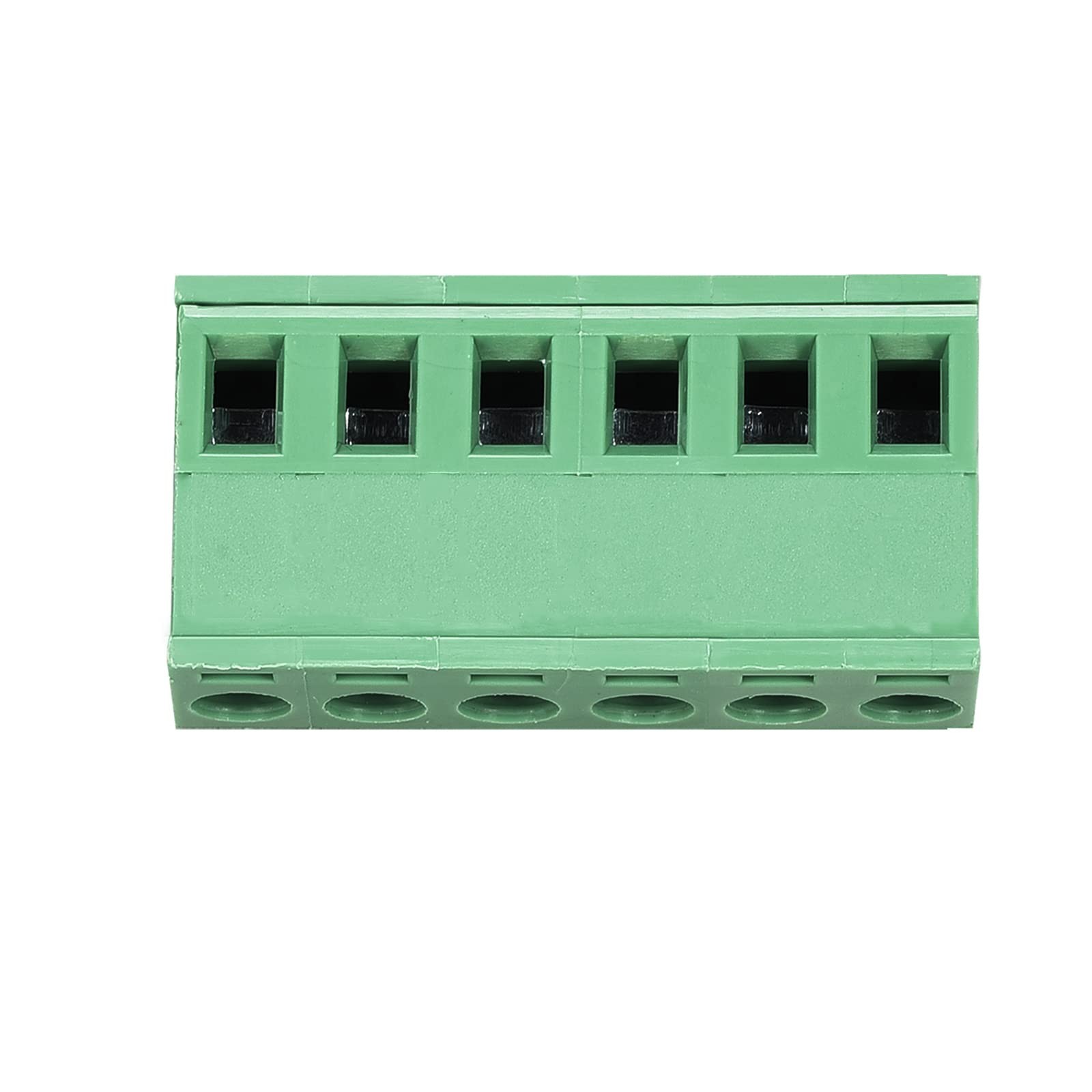 10pcs 6P 5.08mm Angle PCB Screw Terminal Block | Heat resistant plastic housi…