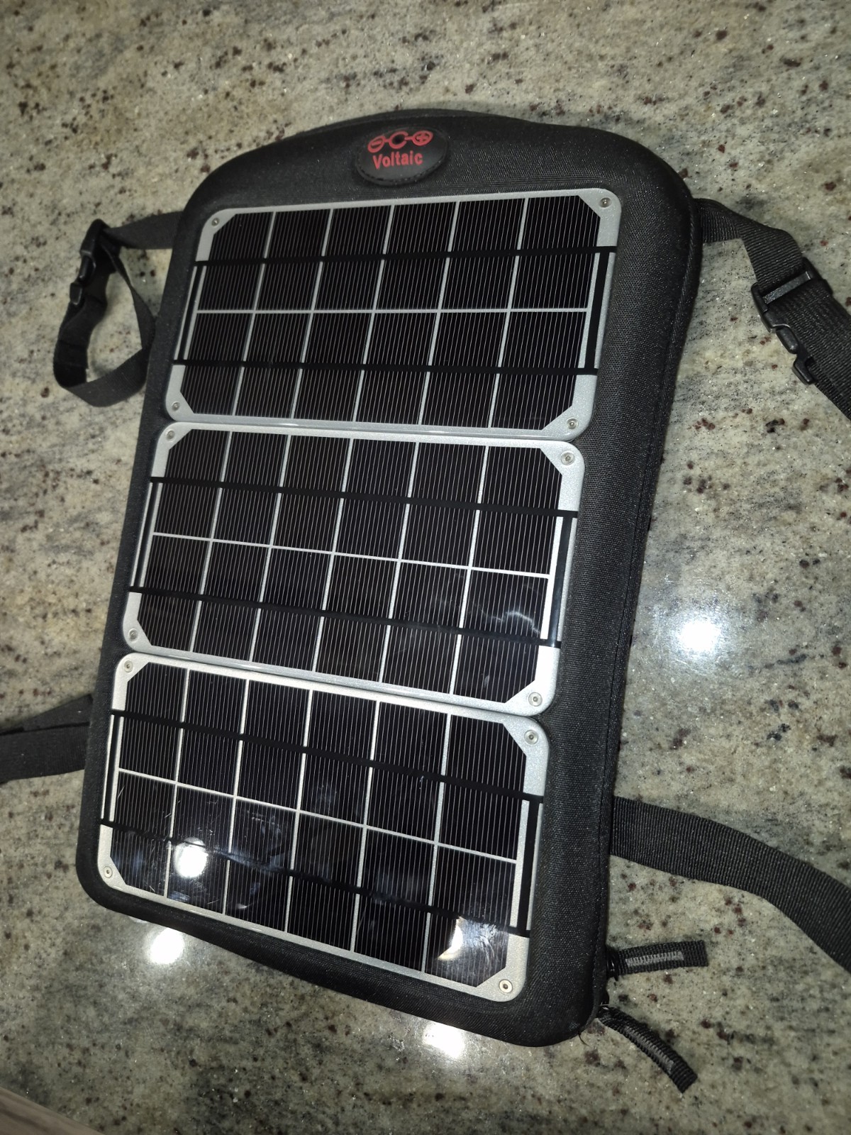 Voltaic Portable Solar Panel Charger 6V / 18V Backpack Mount Outdoor Power Panel