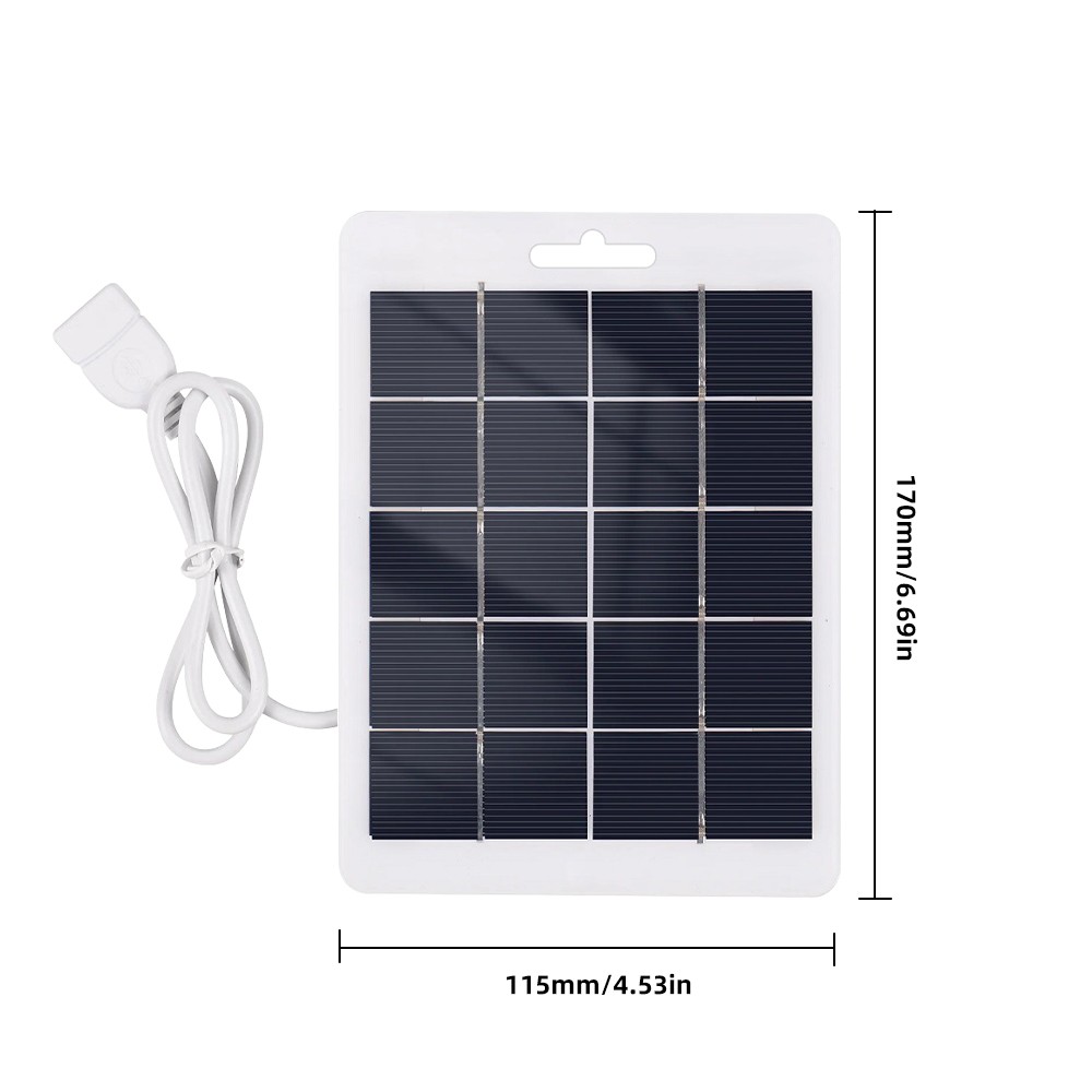 10W Mono Solar Panel For Phone Charging Camping Climbing Solar Charger Generator