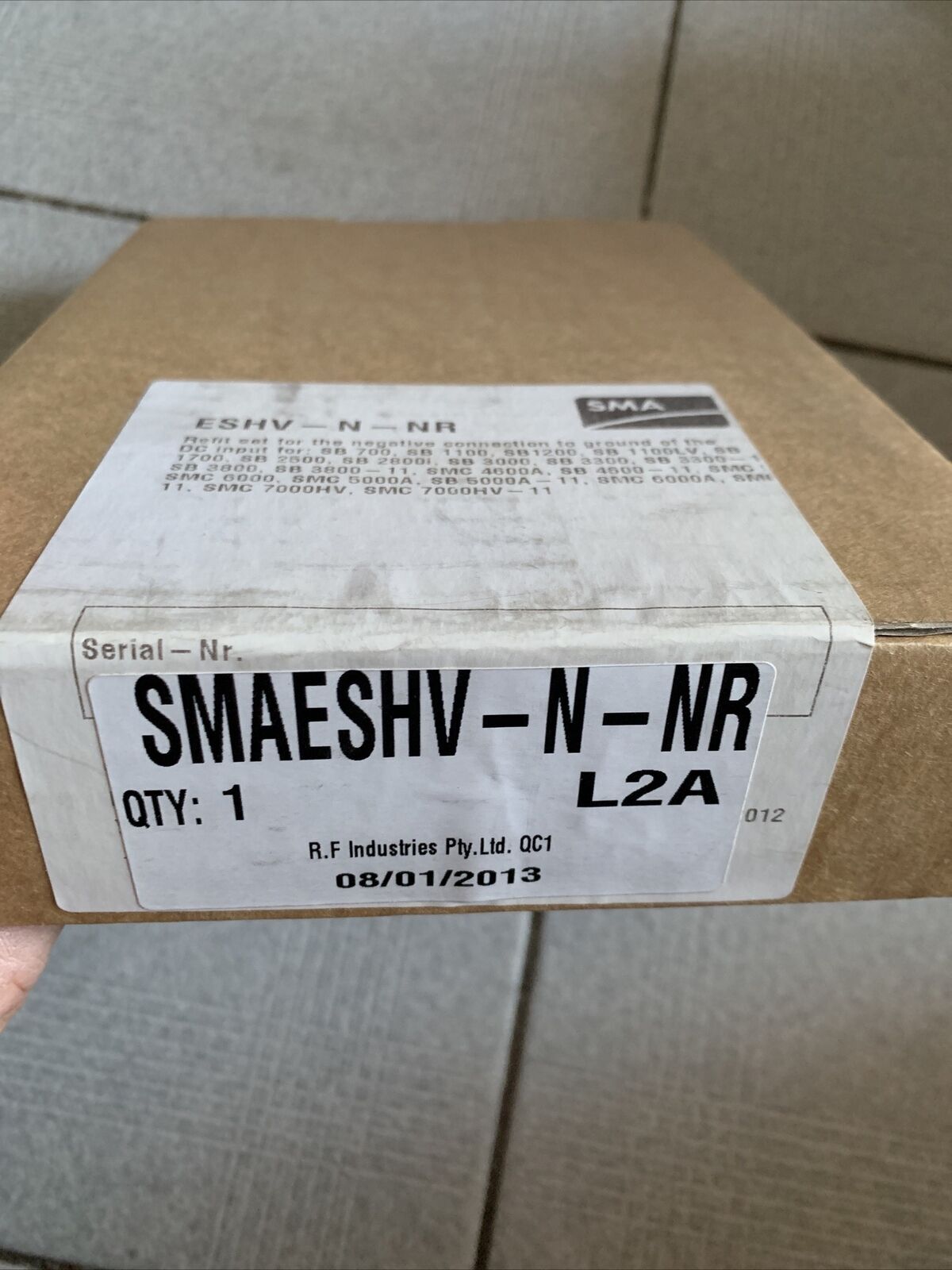 SMA Solar Technology Negative Earth Kit ESHV-N-NR for Sunny Boy Inverter NEW