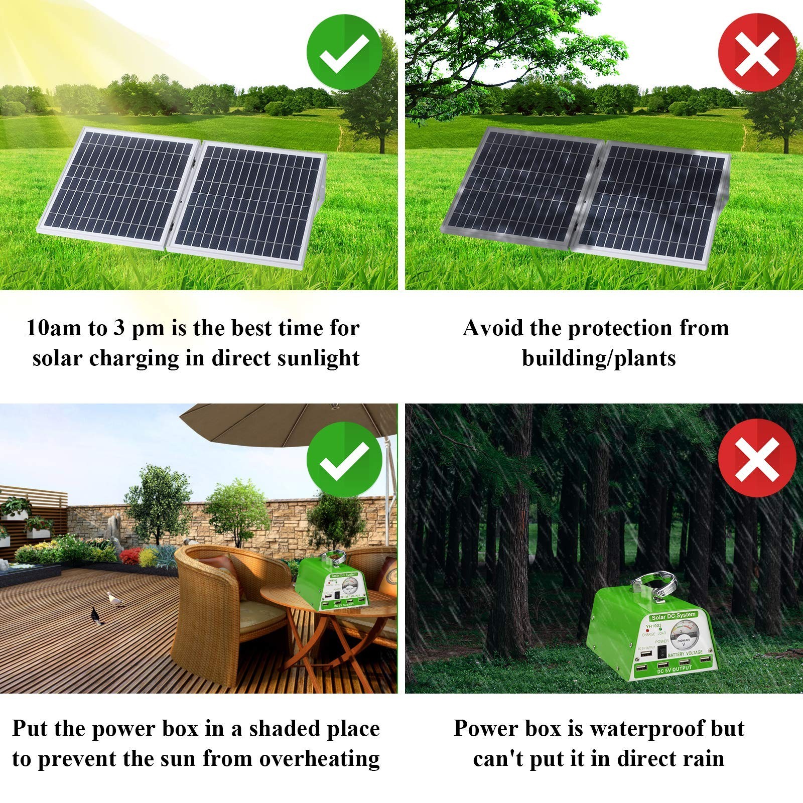 Solar Lights for Inside, 4 Bulbs Solar Shed Lights with On Off Switch, 30W So…