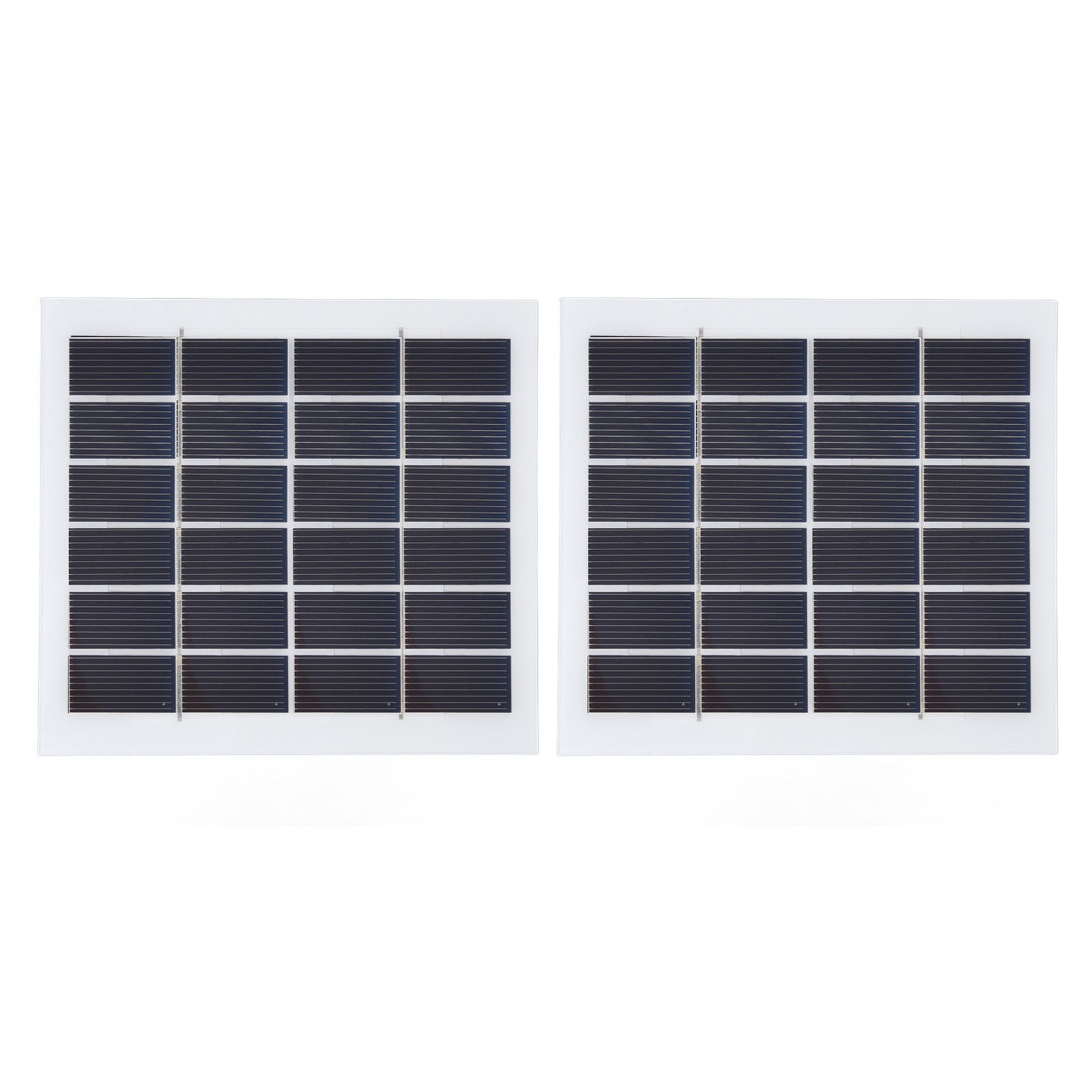 2 Pcs Monocrystalline Solar Plate Lightweight For Indoor And Outdoor Use